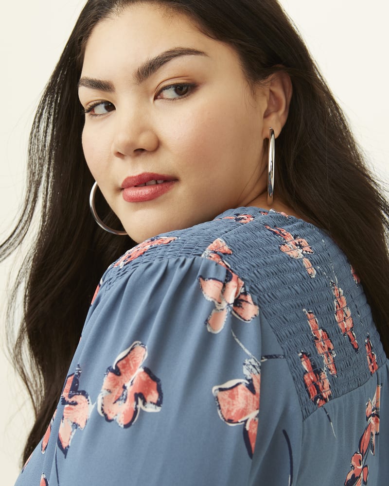 Front of plus size Brianna Printed Blouse by East Adeline | Dia&Co | dia_product_style_image_id:186004